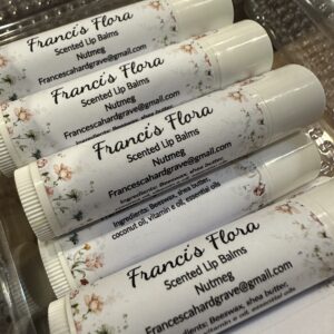 Franci's Flora Lip Balm: Nutmeg