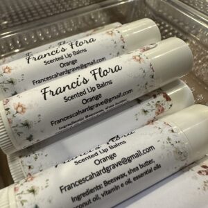 Franci's Flora Lip Balm: Orange