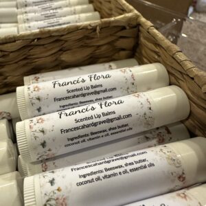 Franci's Flora Lip Balm: Plain