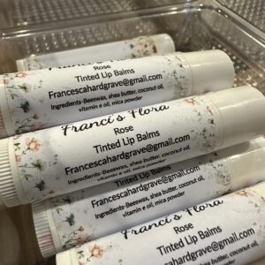 Franci's Flora Lip Balm: Tinted-Rose